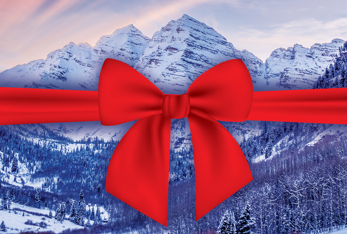 bow on mountains