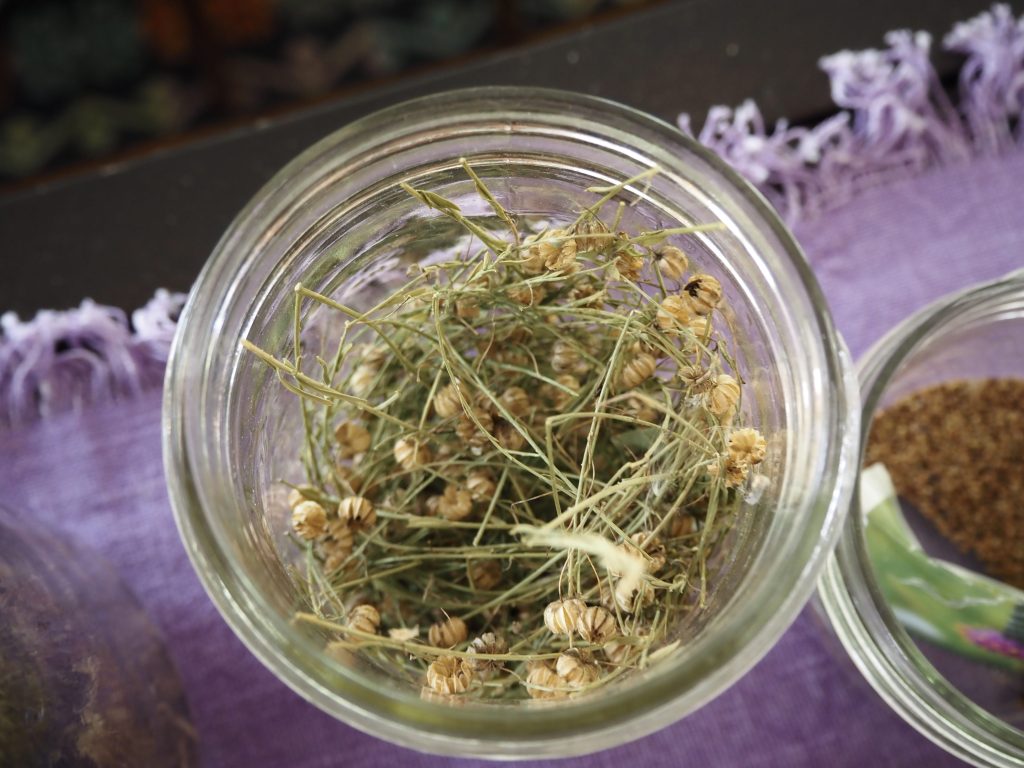 A jar of seeds
