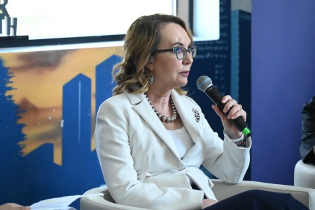 Gabby Giffords Speaks About Gun Violence During Denver Visit