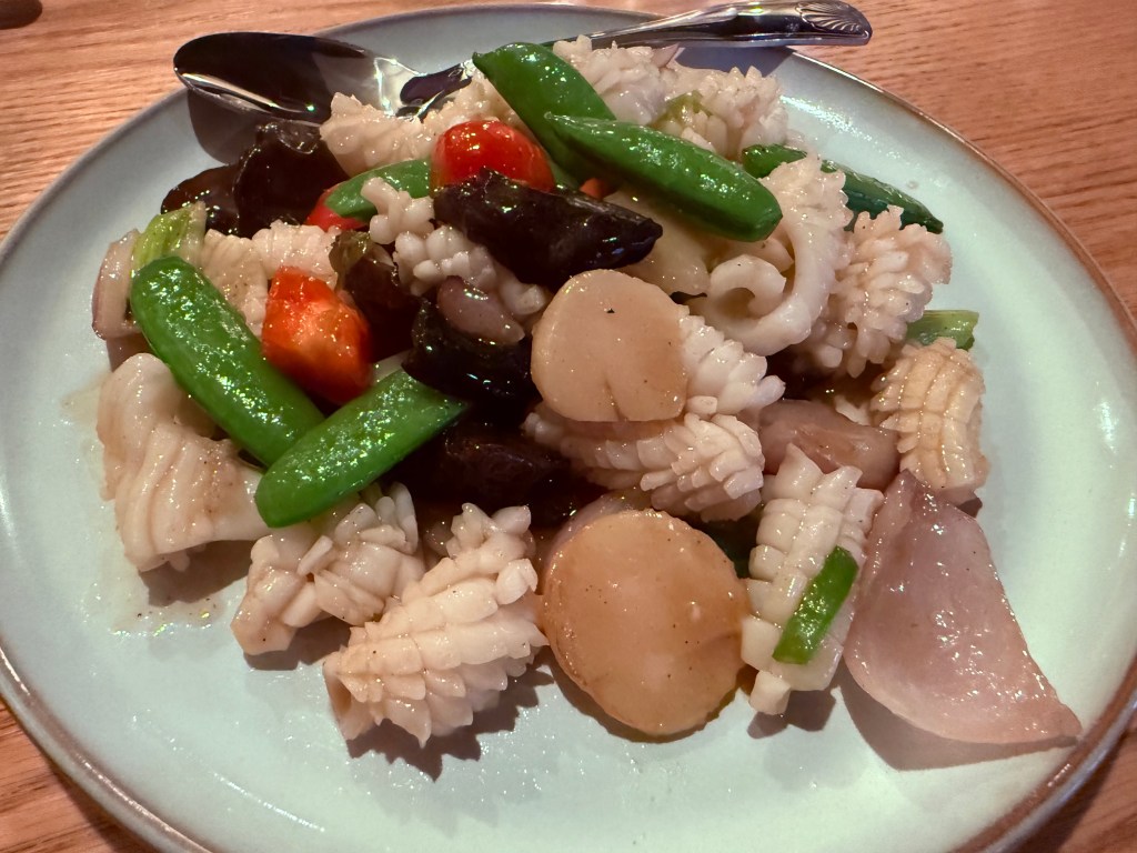 flash fried squid