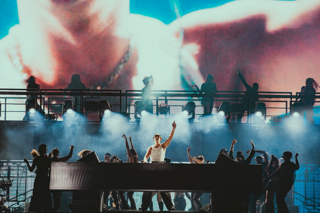 John Summit performing live at Folsom Field at the University of Colorado Boulder in Boulder, Colorado on Saturday, October 18.