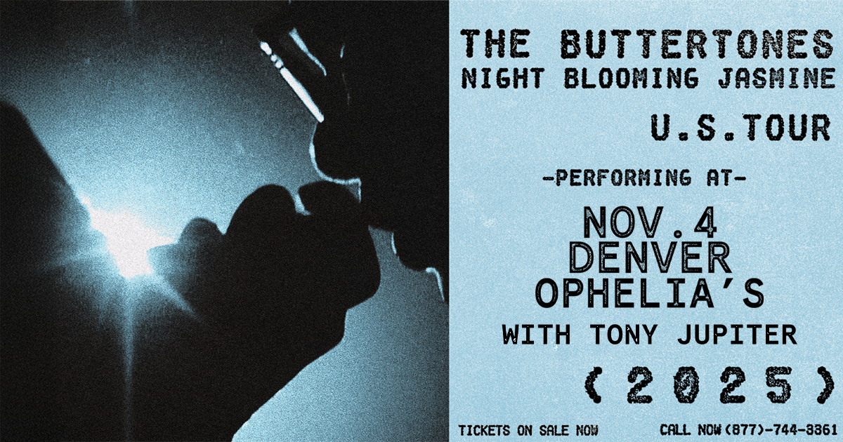 Enter to Win 2 Tickets to The Buttertones at Ophelia’s on November 4!