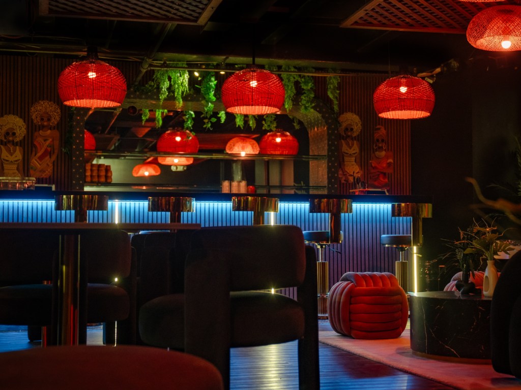 interior of a bar