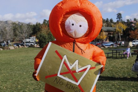 No Kings Protest Started Early in Estes Park