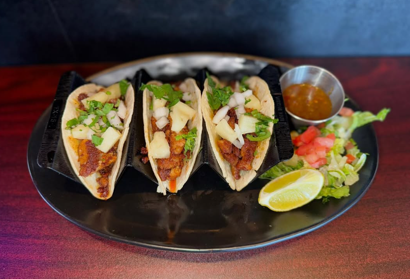 three tacos