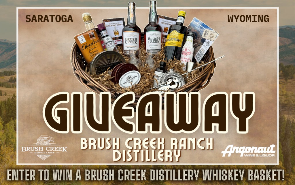 Enter to Win the Brush Creek Distillery Whiskey Basket from Argonaut Wine & Liquor!