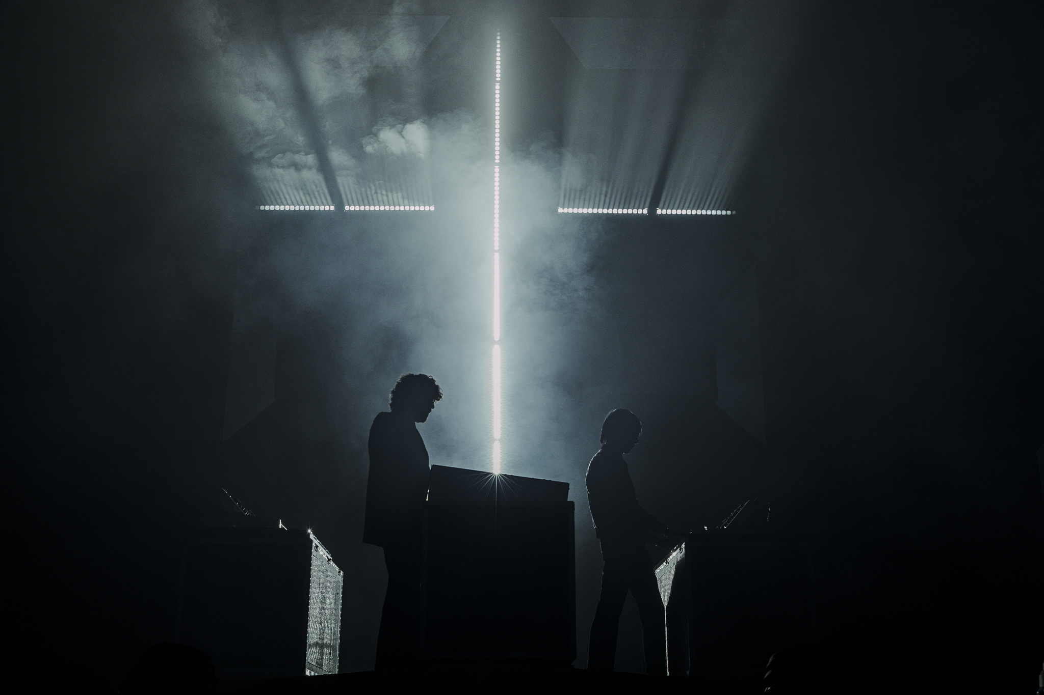 Justice performing live at Ball Arena in Denver, Colorado on Saturday, November 1, 2025.