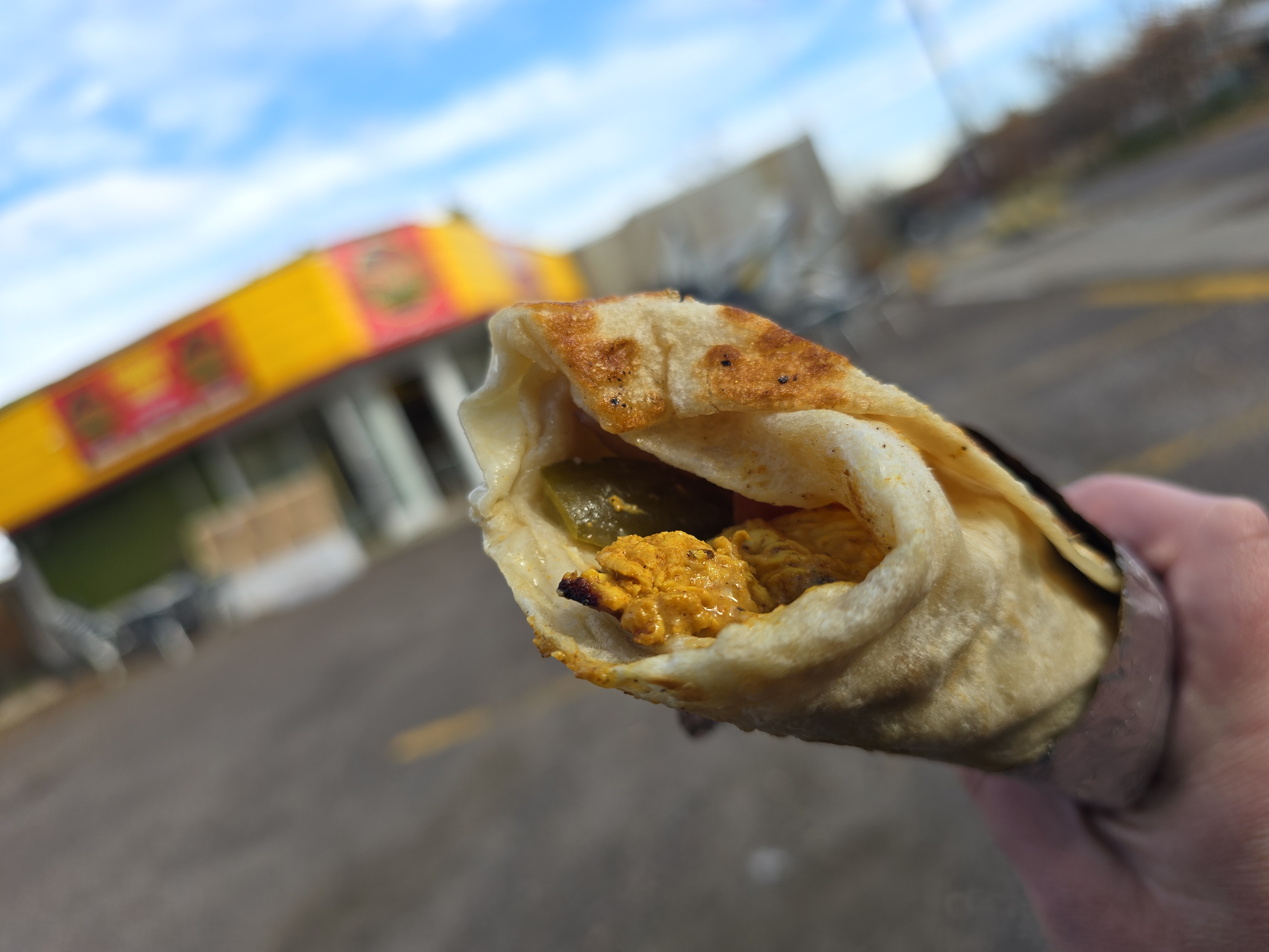 chicken shawarma wrap