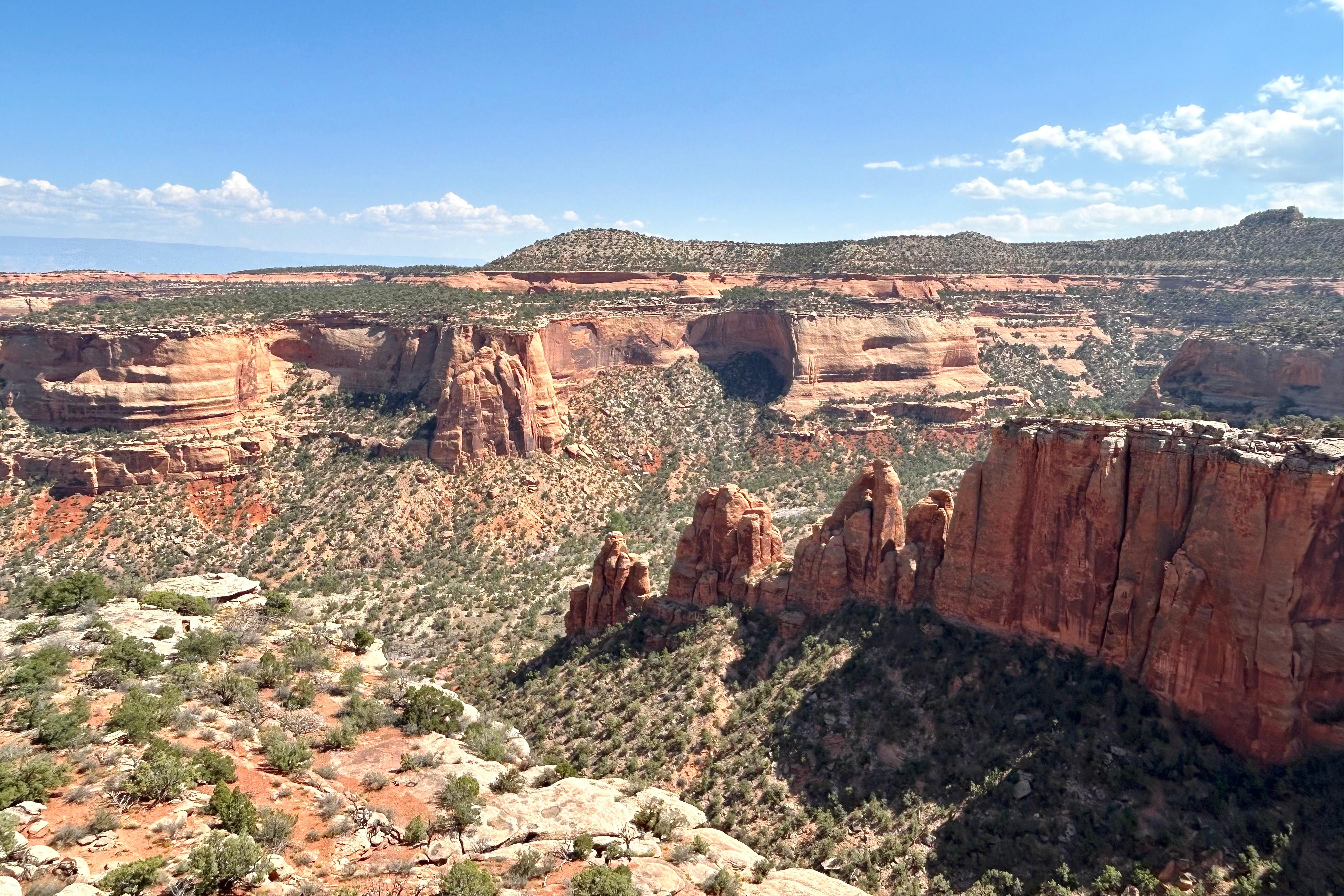 Red rock formations at Colorado National Monument