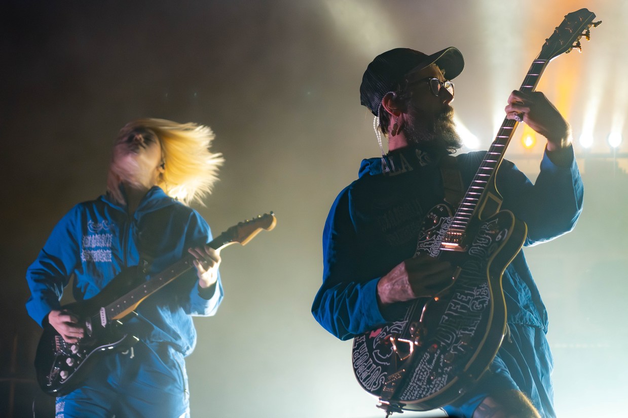 Portugal. The Man performing in Denver