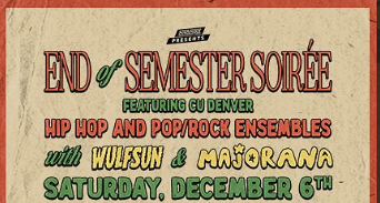 UCD Ensemble End Of Semester Soiree