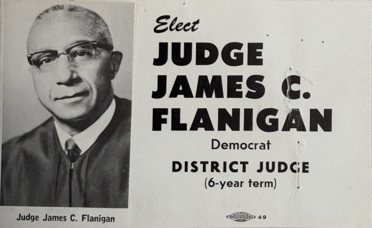 election campaign photo of judge James flanigan