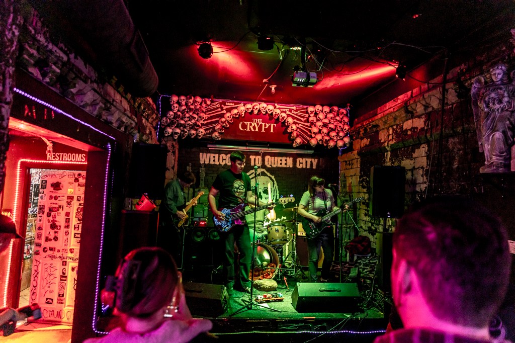 Westword members enjoying Broken Record live at The Crypt on December 29.