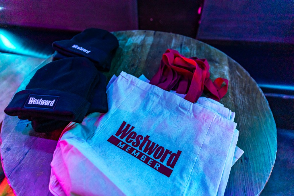 Westword Members were greeted with a swag bag and a beanie.