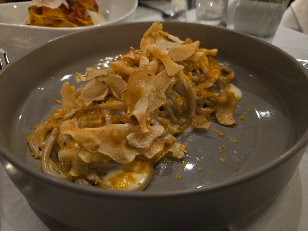 pasta with sunchokes