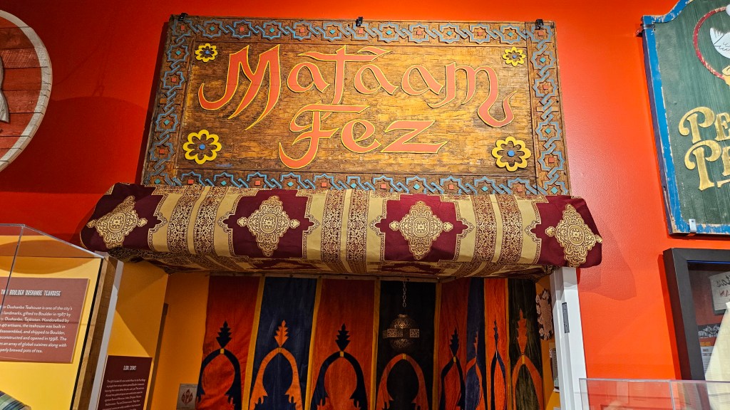 Original sign from Mataam Fez