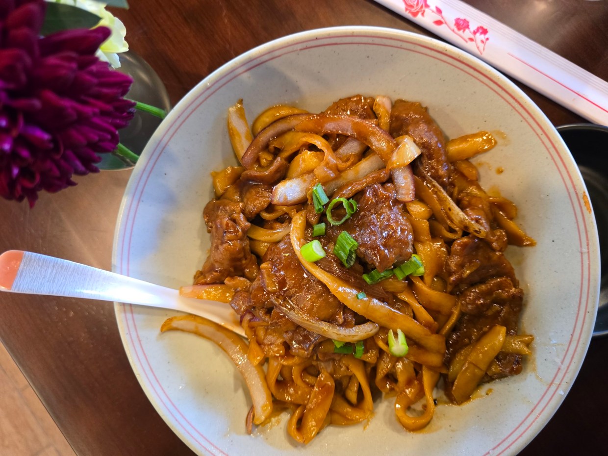 bowl of beef noodles