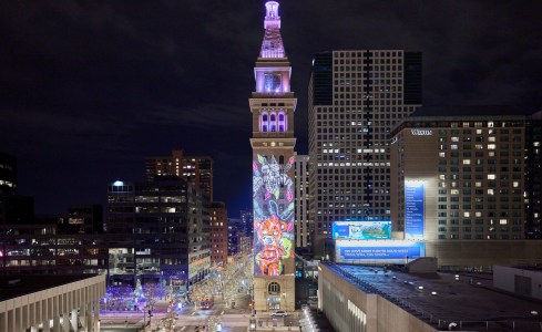 Night Lights Denver Illuminates Daniels & Fisher Tower