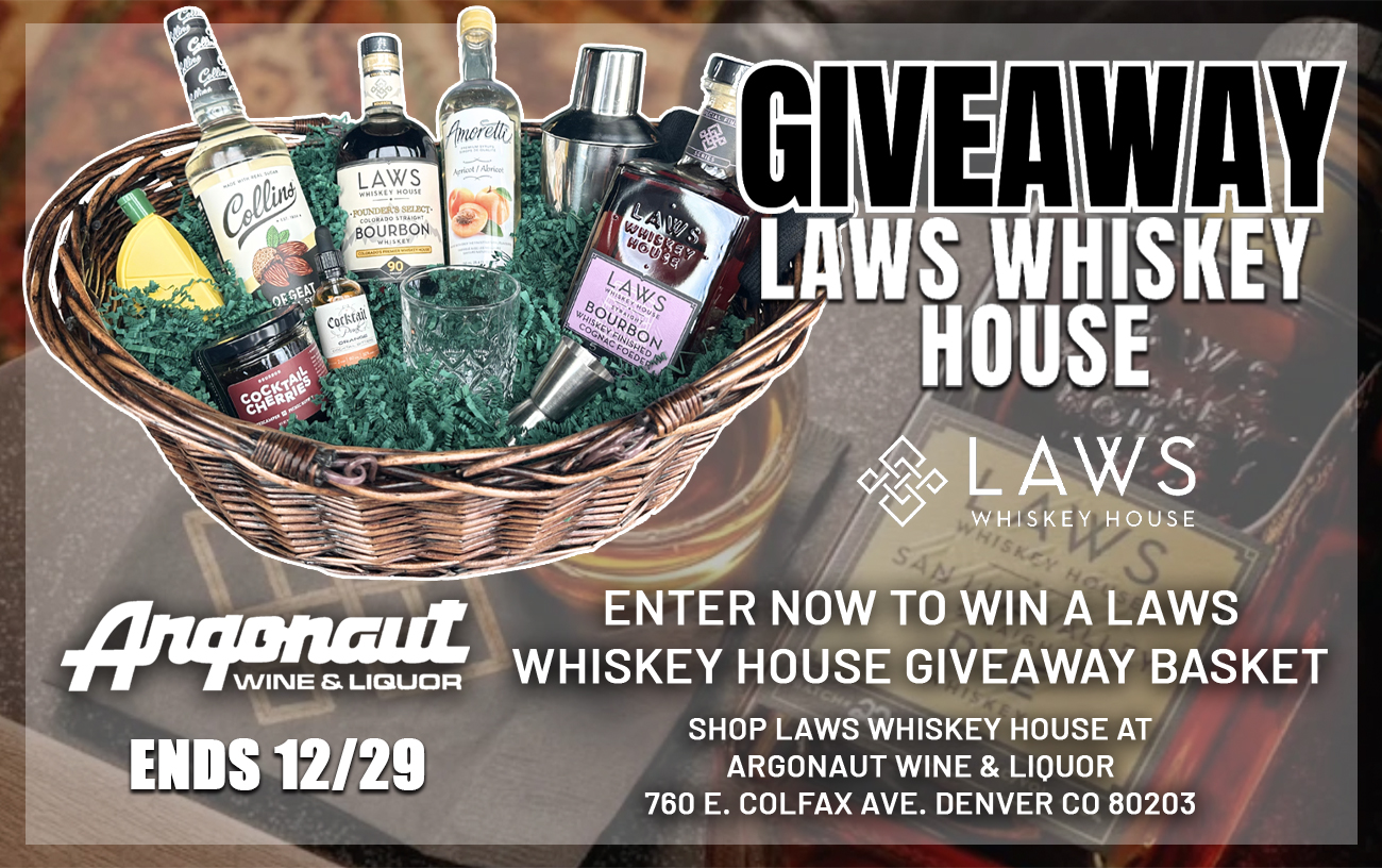 Enter to Win the Laws Whiskey House “Goggle Tan” Winter Cocktail Basket!
