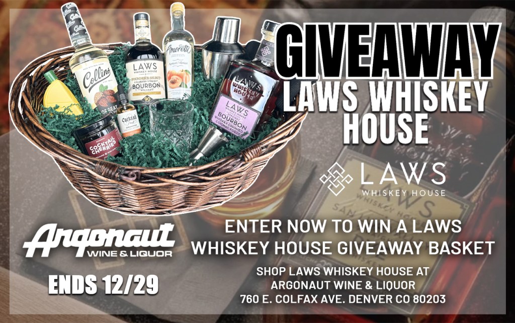 Enter to Win the Laws Whiskey House “Goggle Tan” Winter Cocktail Basket!