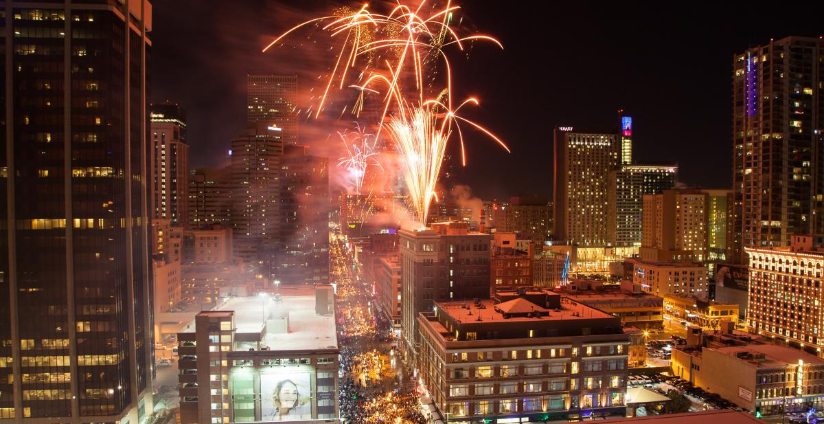 fireworks downtown denver