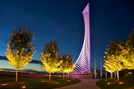 Man Safe After Climbing 100-Foot DTC Sculpture