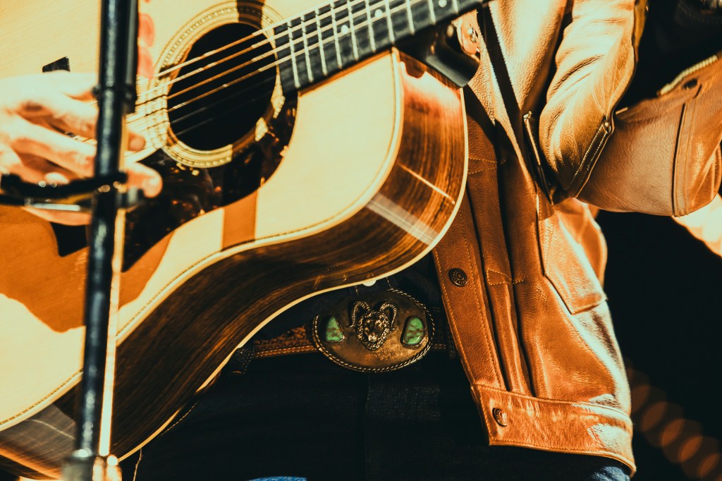 Charley Crockett performing live at the Mission Ballroom on January 9.