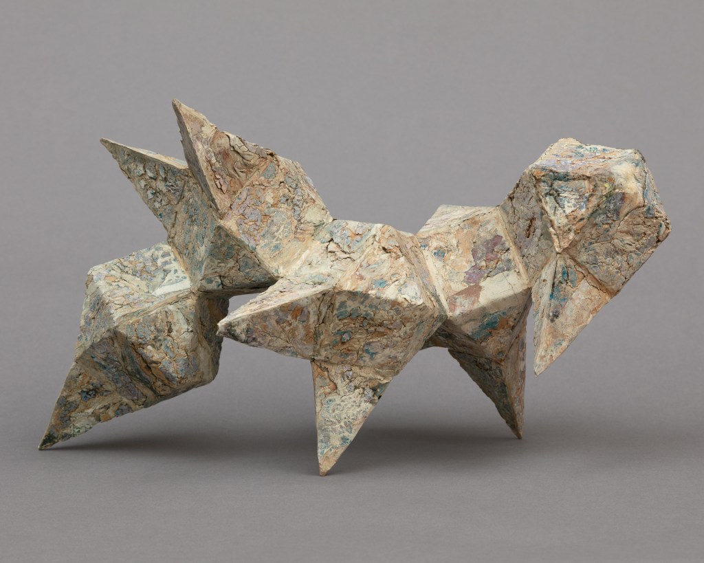 An abstract sculpture