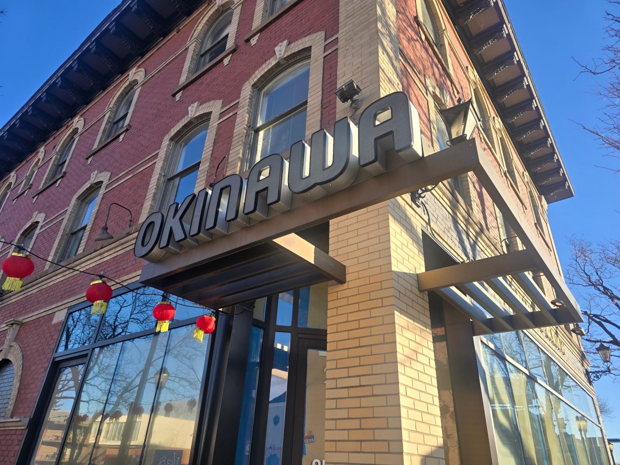 "Okinawa" sign on a building