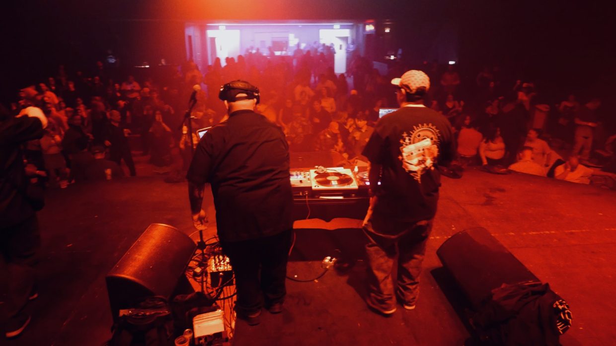 DJs at the Federal Theatre in Denver