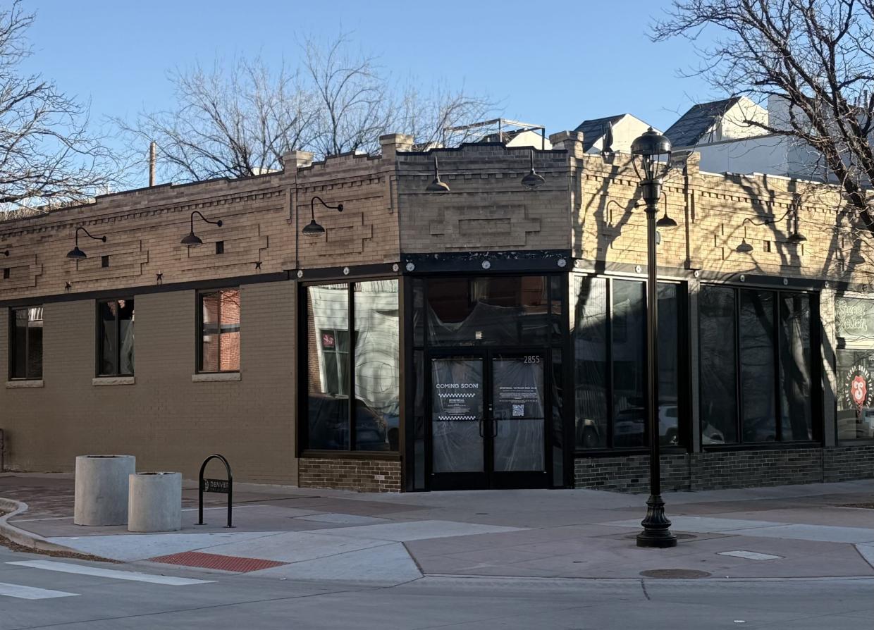 exterior of a brick building