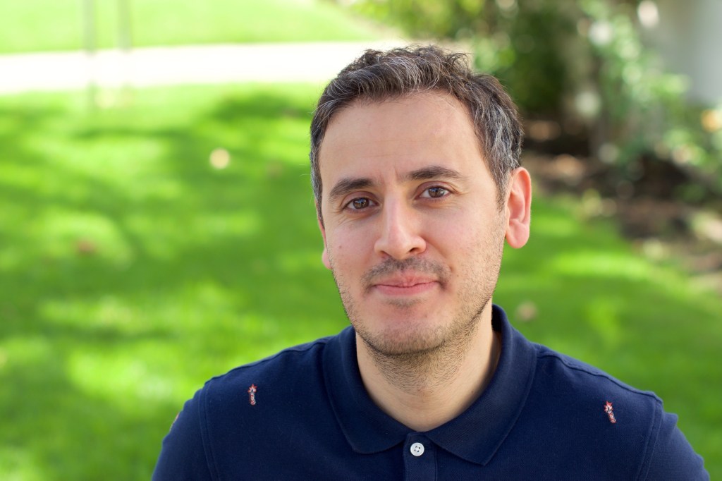 Headshot of a playwright