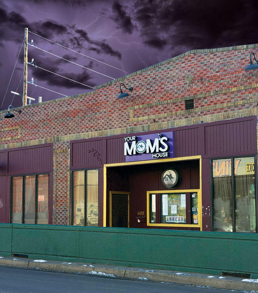 outside of club