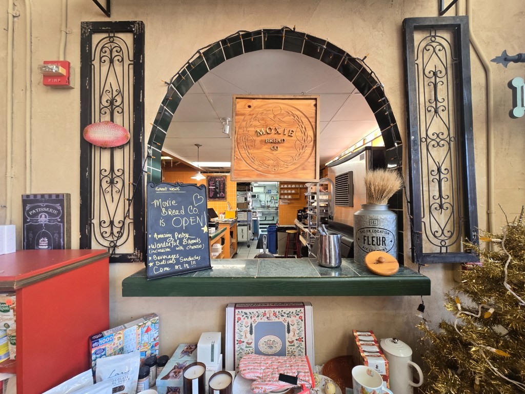 window opening to a cafe