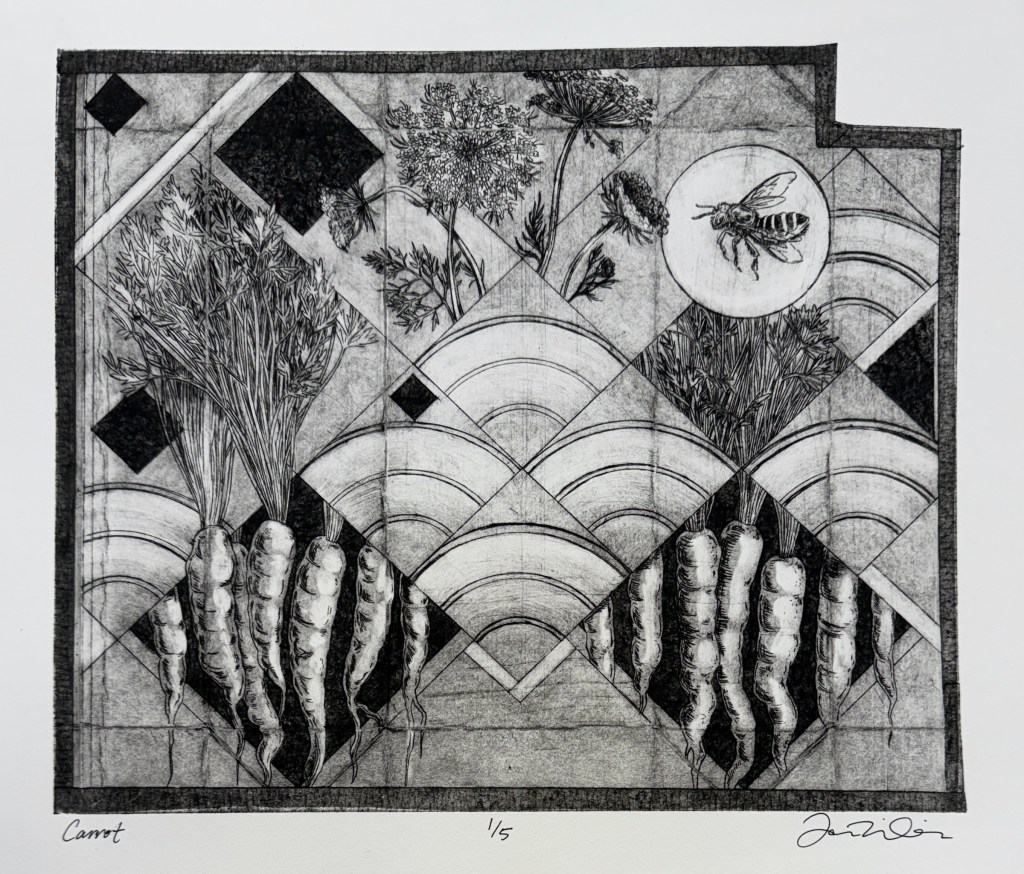 Black and white print