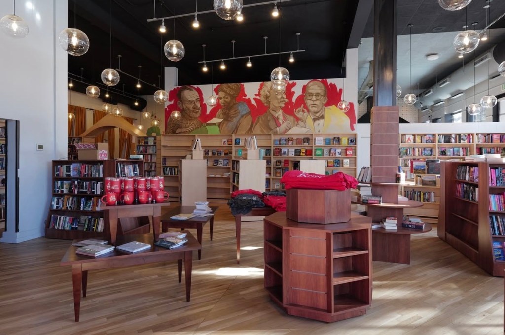 inside of a bookstore
