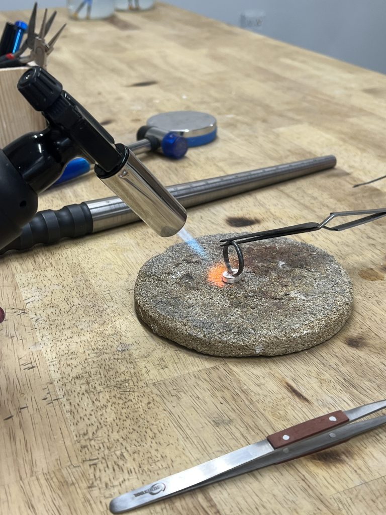 Ring-making workshop at Stryker Studio in LoHi.