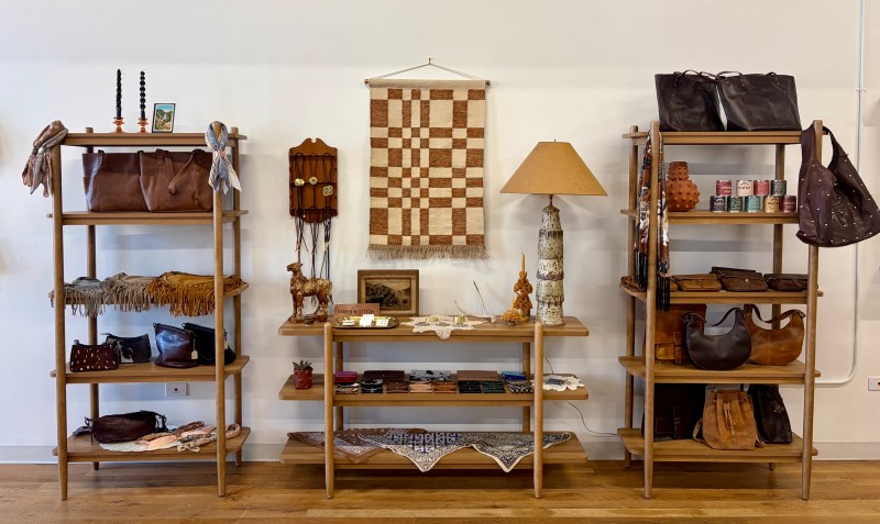 inside Ember & Stitch leatherworking studio