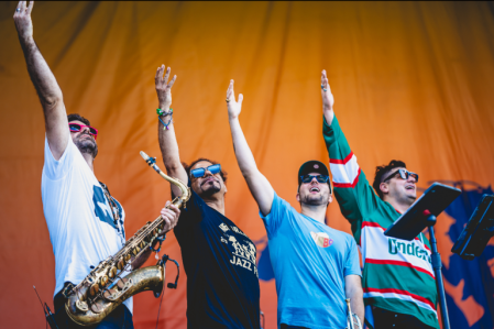 Dumpstaphunk at Cervantes' on Valentine's Day