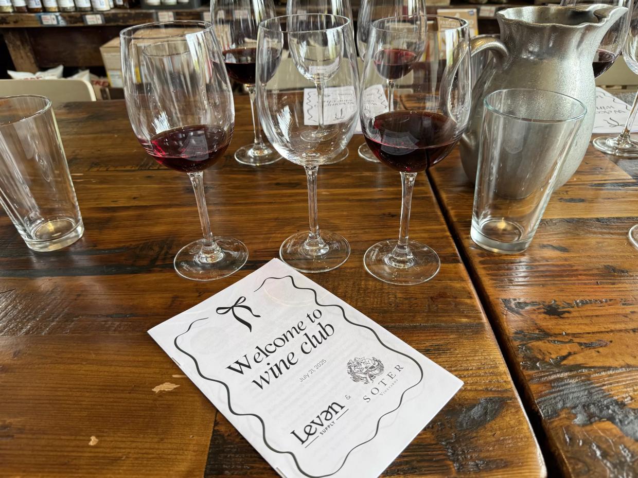 wine glasses