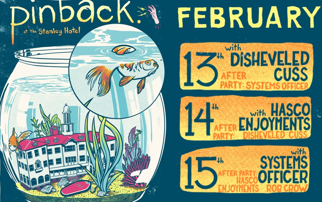 Enter to Win 2 Tickets to Pinback at The Stanley Hotel in Estes Park February 13-15!