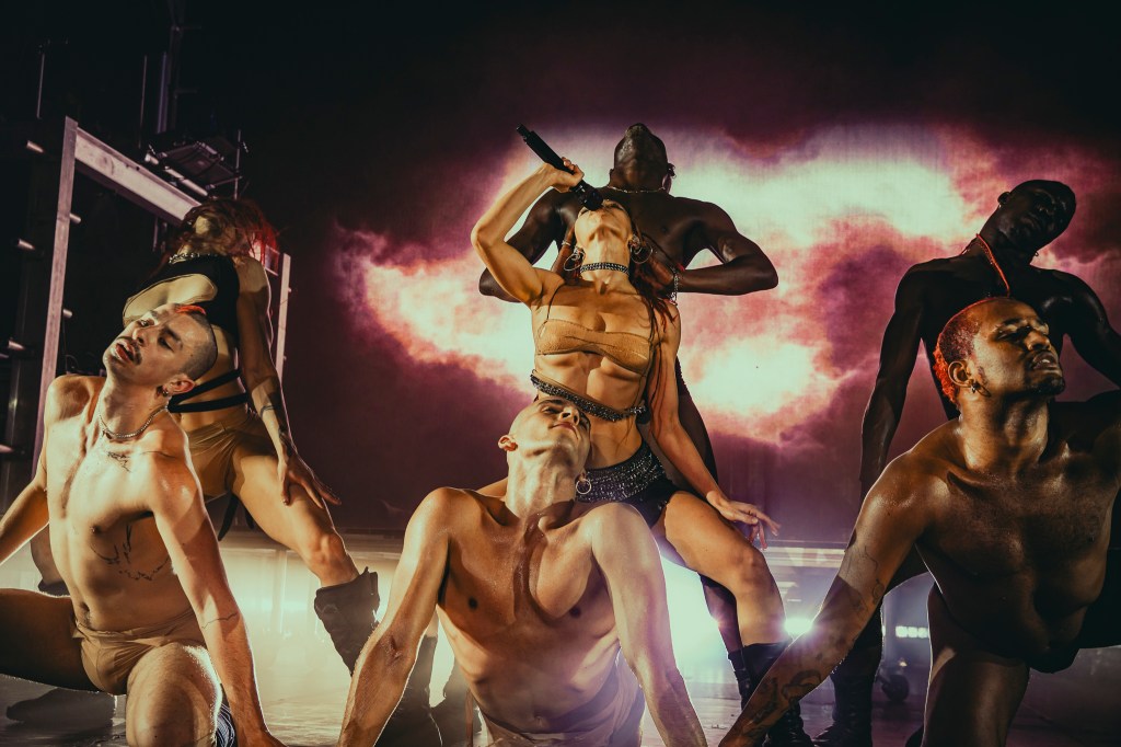 FKA Twigs performs live at the Fillmore Auditorium in Denver, Colorado, on Monday, March 30.