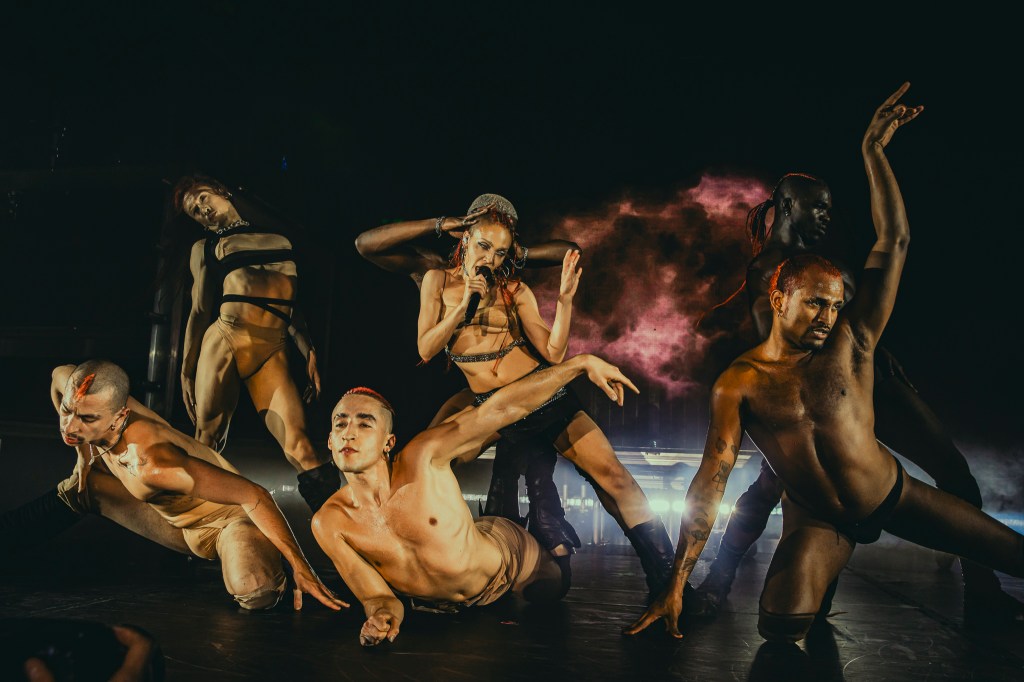 FKA Twigs performs live at the Fillmore Auditorium in Denver, Colorado, on Monday, March 30.