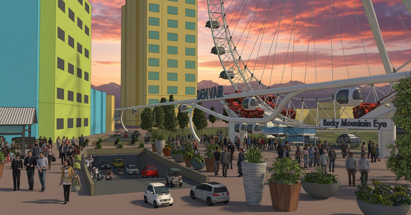 rendition of gondola in Denver