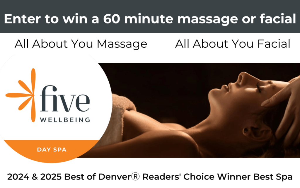 Enter to Win Your Choice of a Five Wellbeing Spa All About You 60-Minute Massage or Facial!