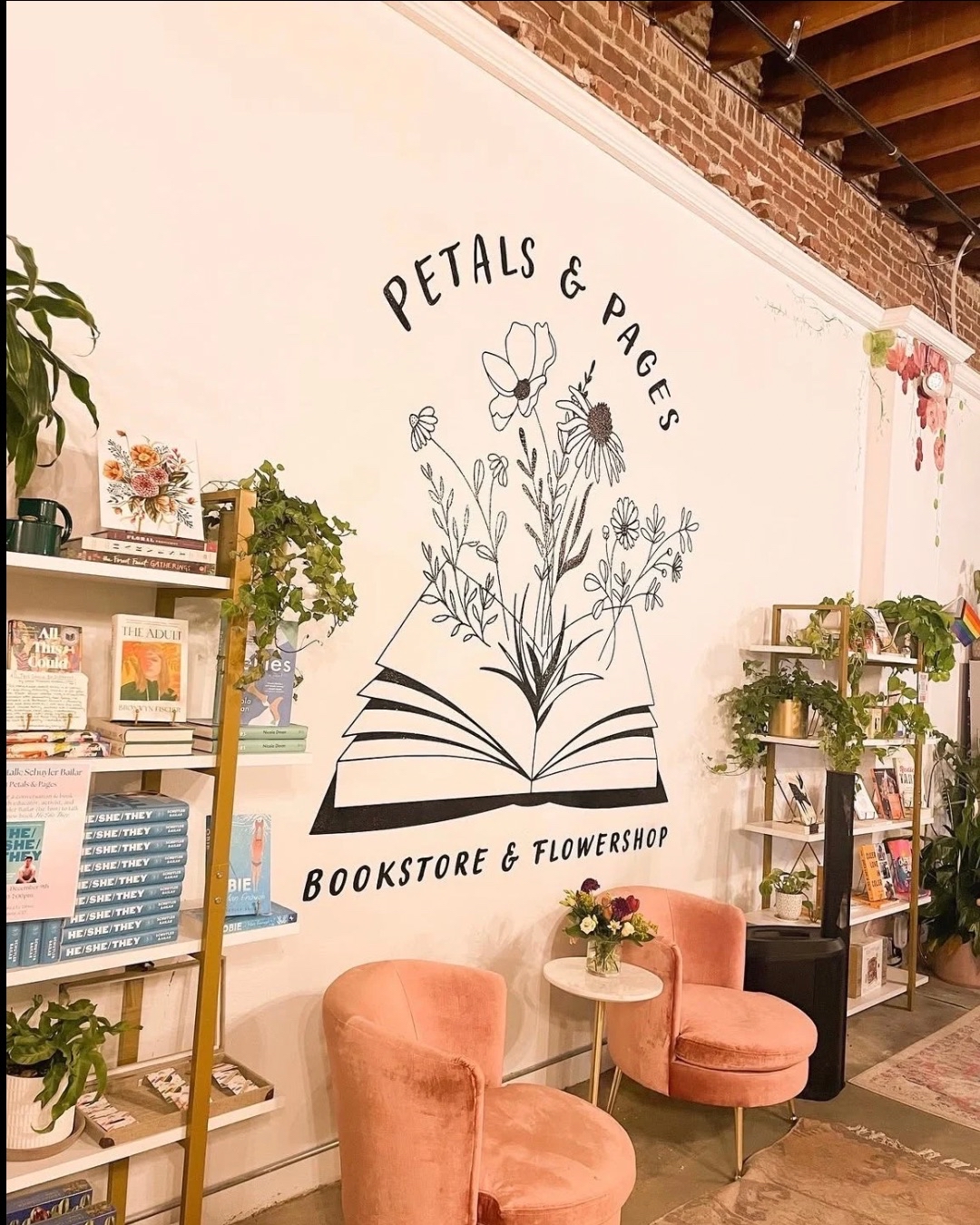 Inside Petals & Pages, which will close in April.