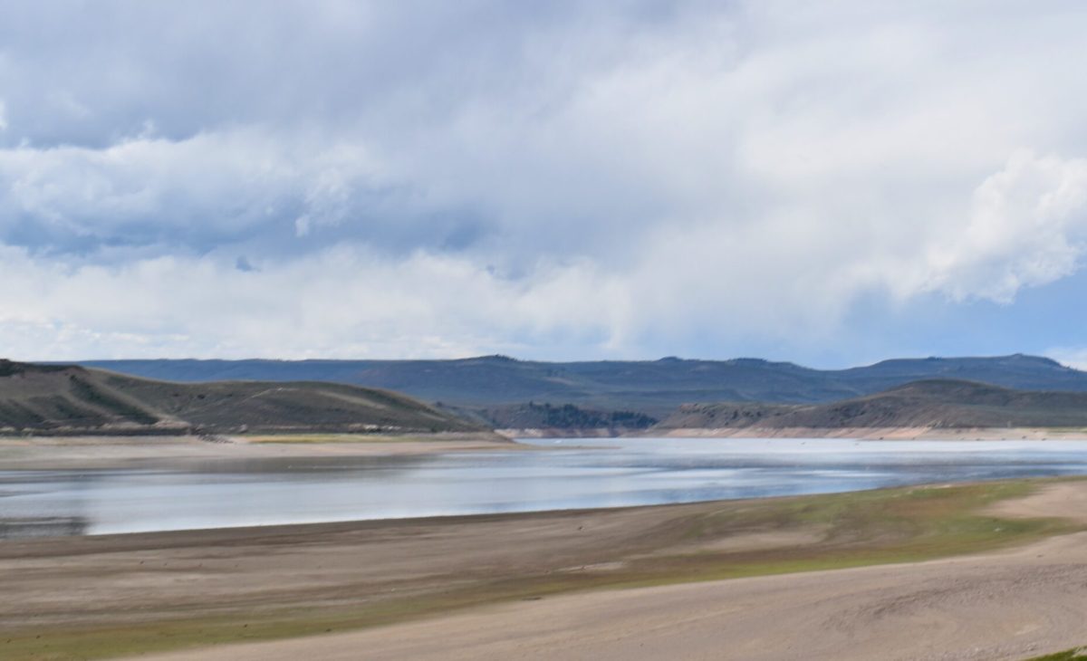 blue mesa reservoir during a drought in 2021