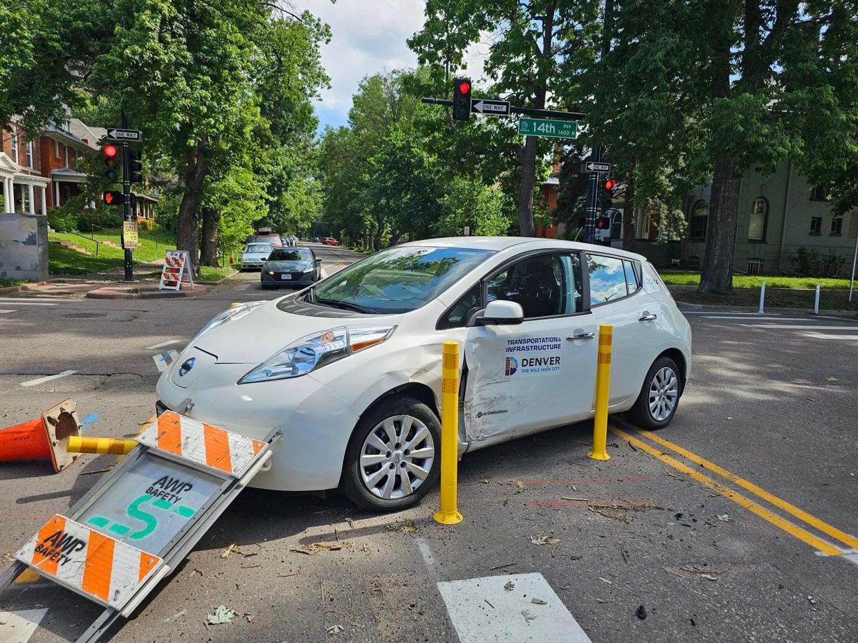 Denver government car crash.