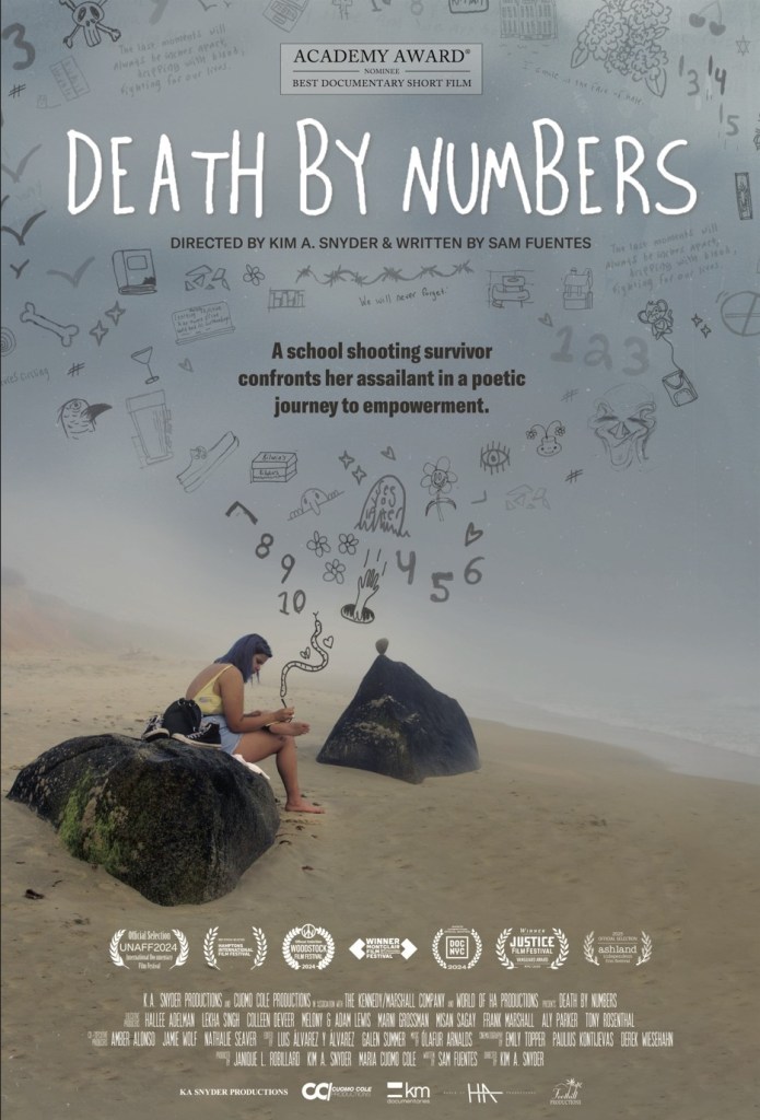The poster for Death by Numbers.