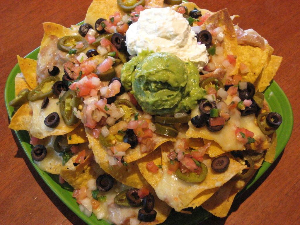 plate of nachos